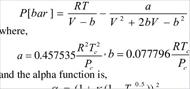 اثبات روابط ضرایب (a و b) معادله حالت پنگ-رابینسون