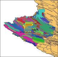 شیپ فایل زمین شناسی شهرستان کوهدشت واقع در استان لرستان